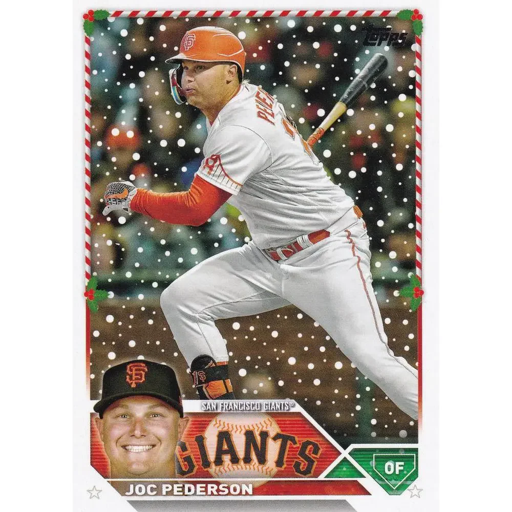 2023 Topps Holiday Joc Pederson H152 San Francisco Giants